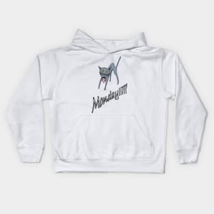 Cat monday Kids Hoodie